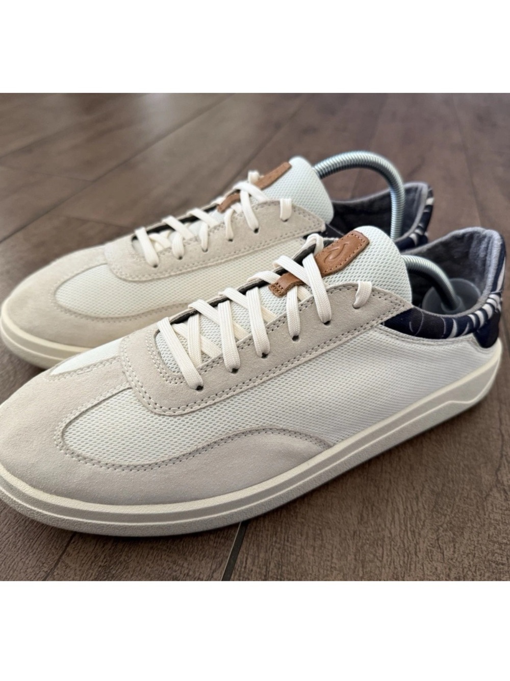 OluKai Punini Off White Aloha 10514-18HA Men’s Sz 12